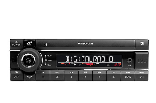 Kienzle MCR 1118 DAB Autoradio Bluetooth Freisprecheinrichtung